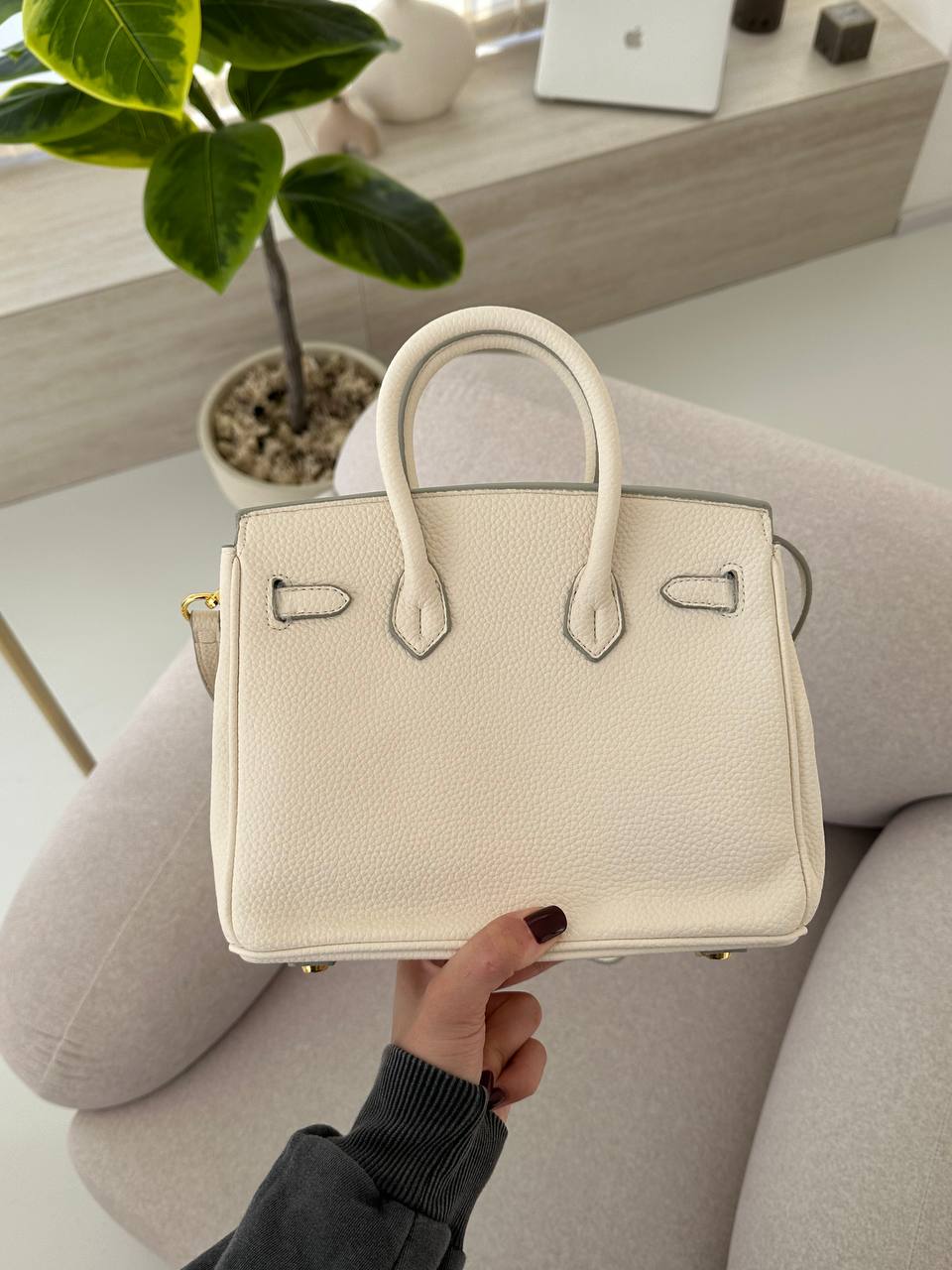 Hermes Birkin 25 Cream - 2