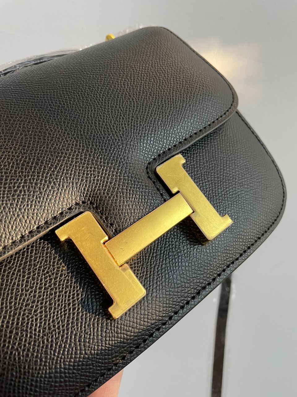 Hermes Constance 18 Epsom Calf Black - 10