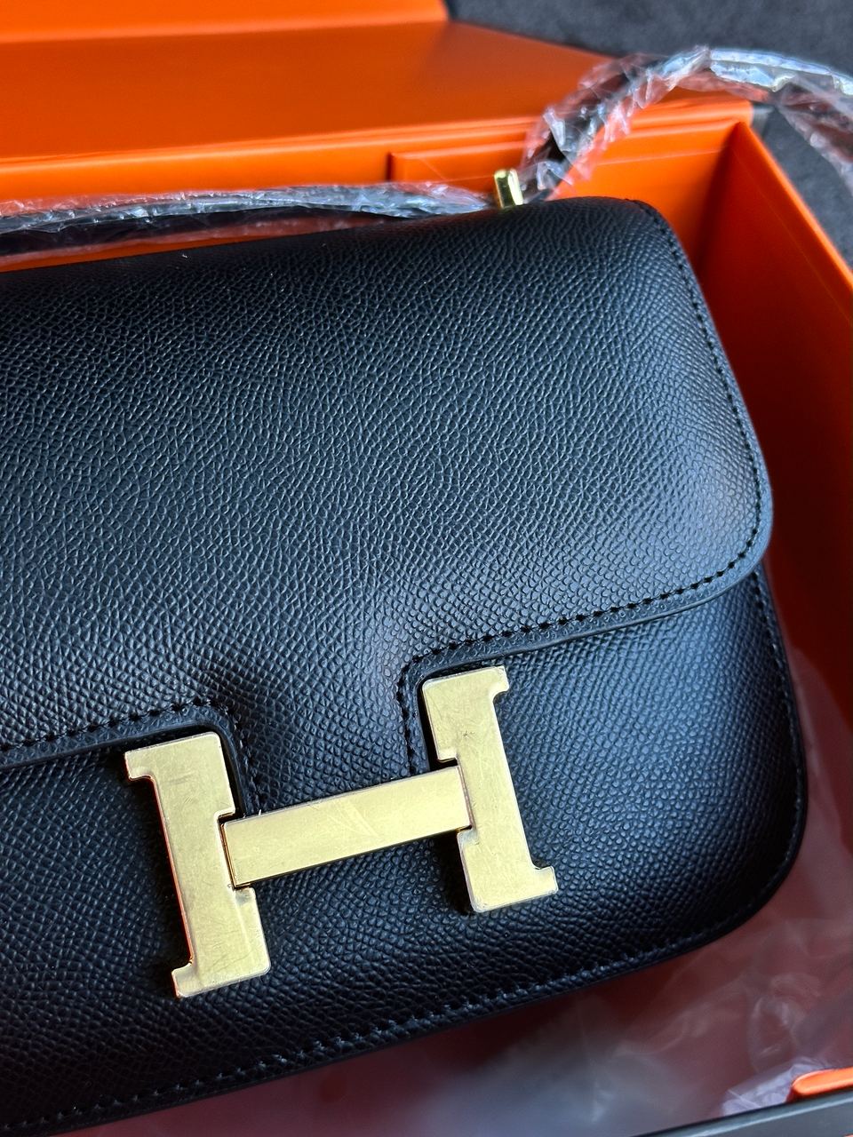 Hermes Constance 18 Epsom Calf Black - 11