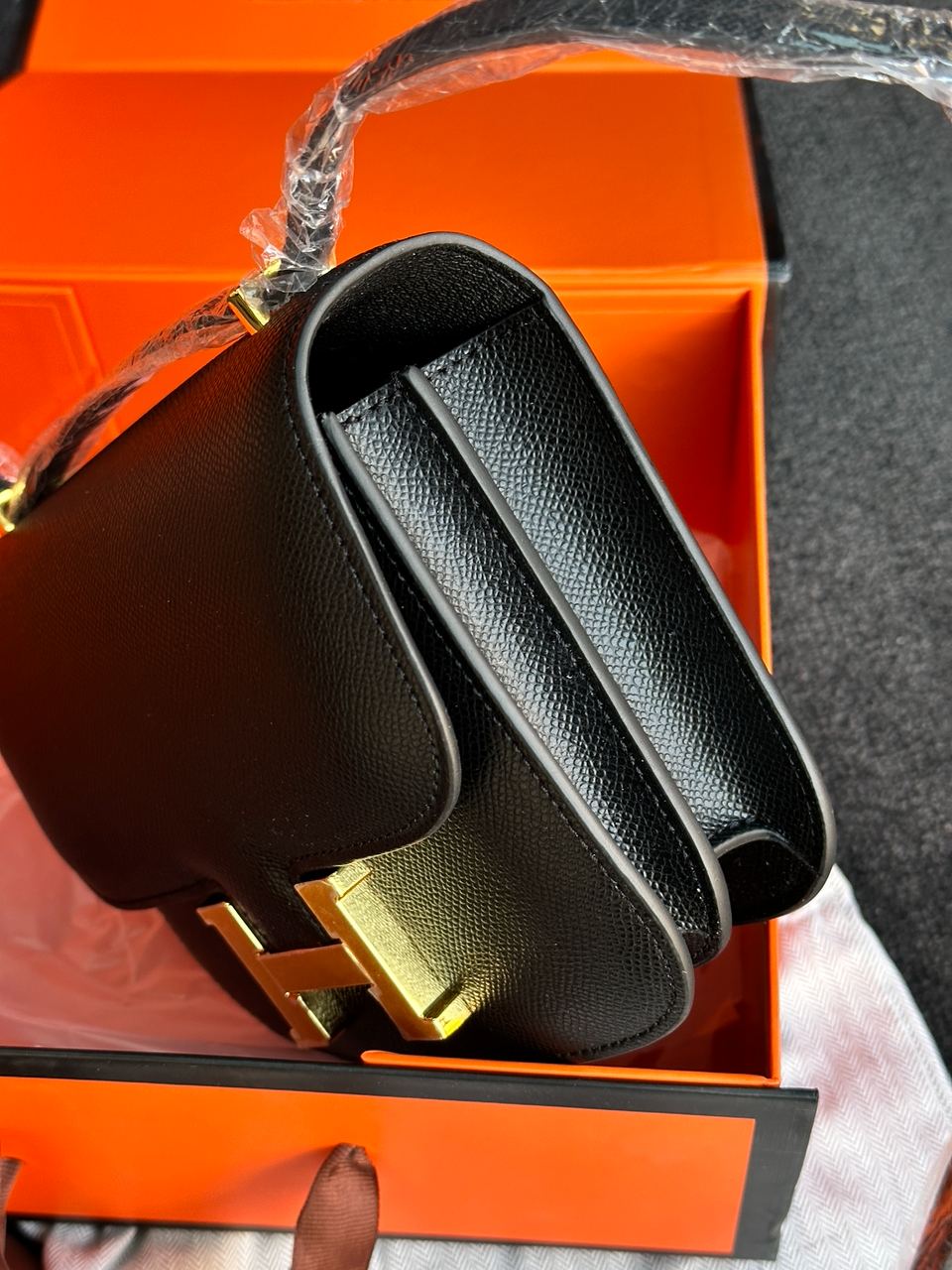 Hermes Constance 18 Epsom Calf Black - 15