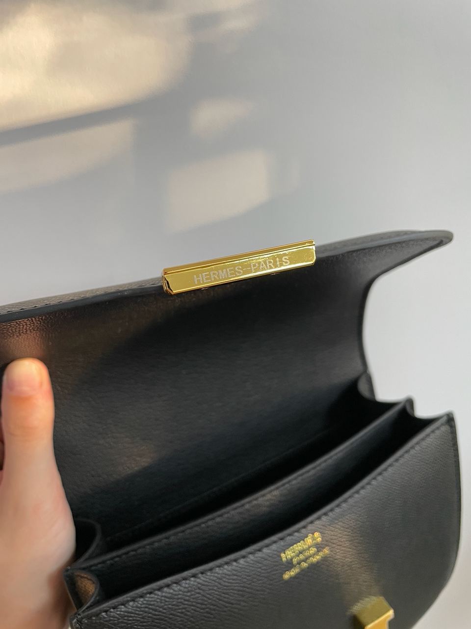 Hermes Constance 18 Epsom Calf Black - 23