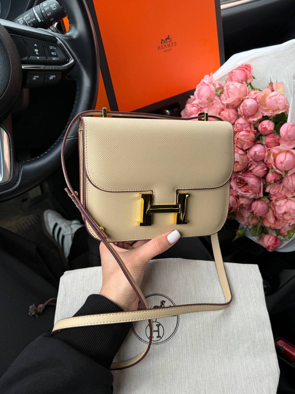 Hermes Constance 18 Epsom Calf Cream - 4