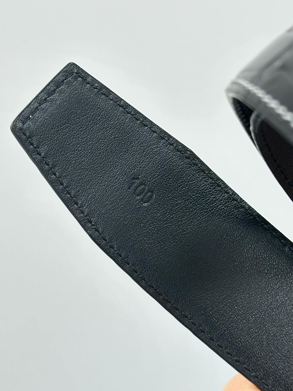 Hermes Constance Belt in Porosus Crocodile Black/Gold - 15