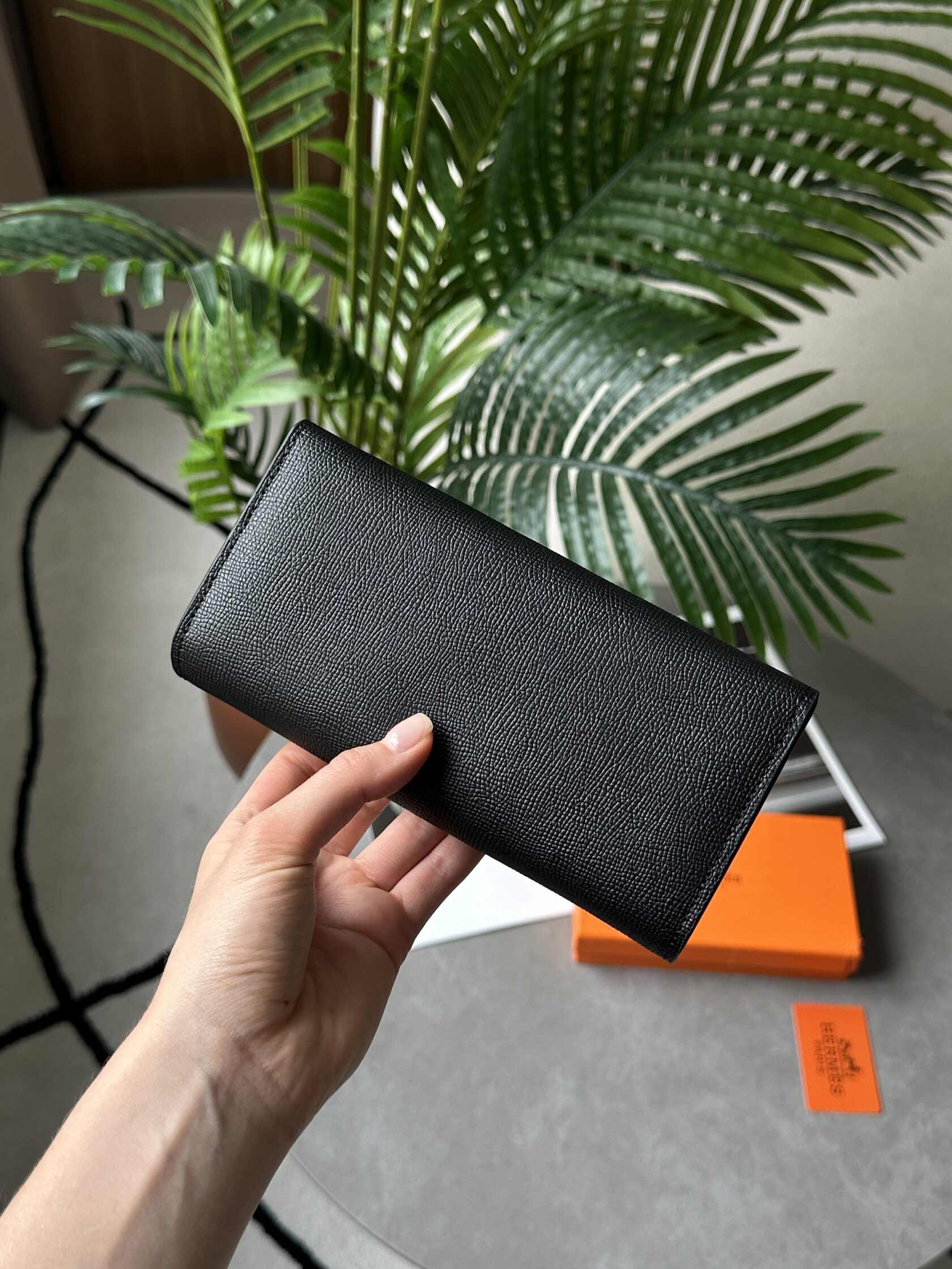 Hermes Constance Long To Go Wallet Black/Gold - 11