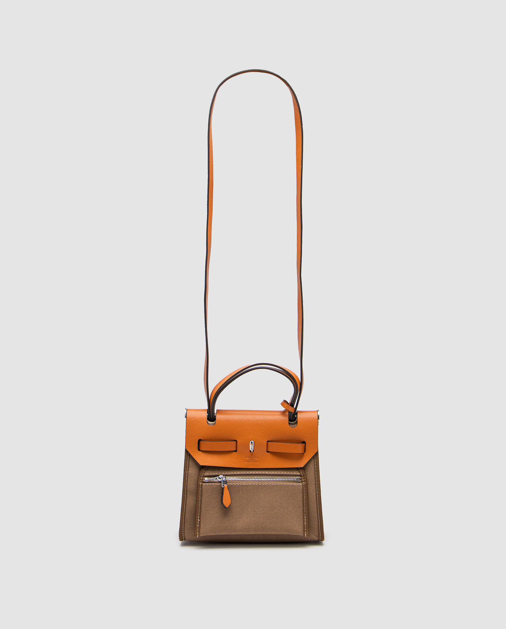 Hermes Herbag Zip 20 Bag Brown/Ginger - 6