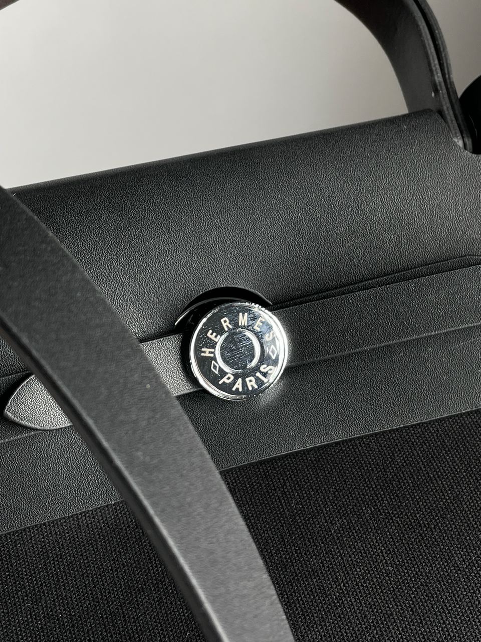Hermes Herbag Zip 31 Bag Black/Silver - 9