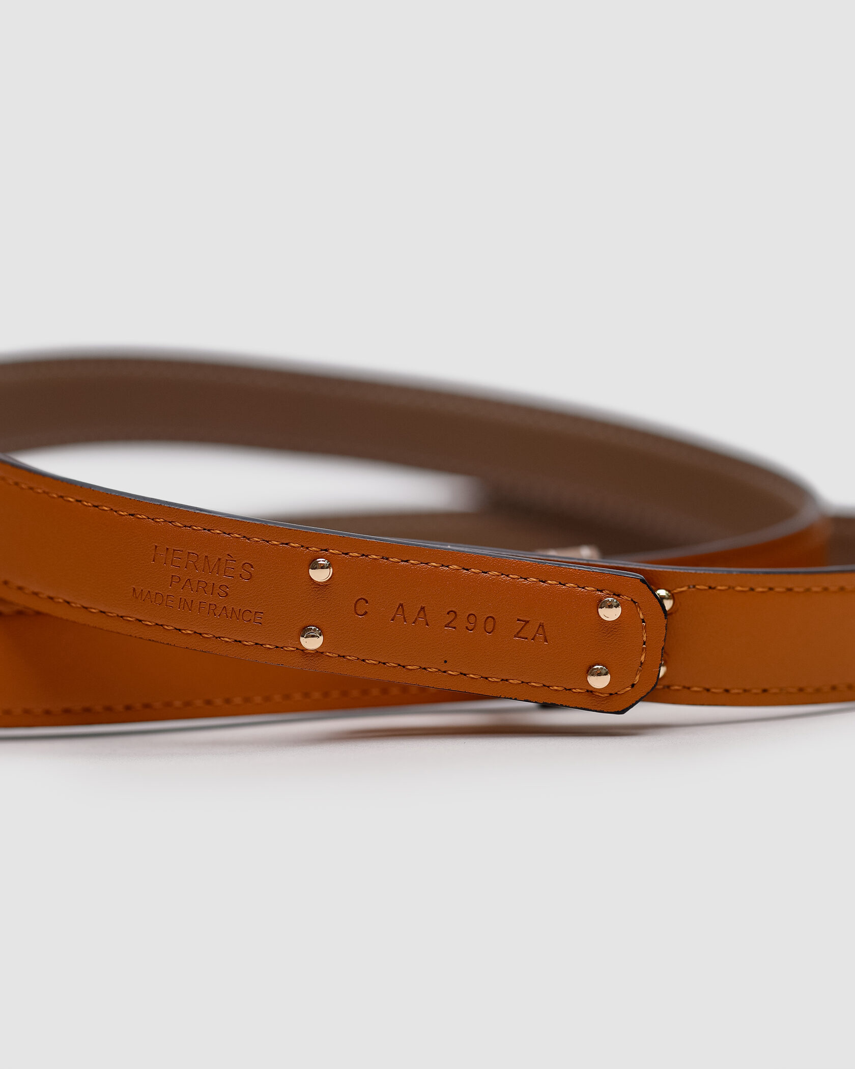 Hermes Kelly 18 Belt Beige Leather - 14