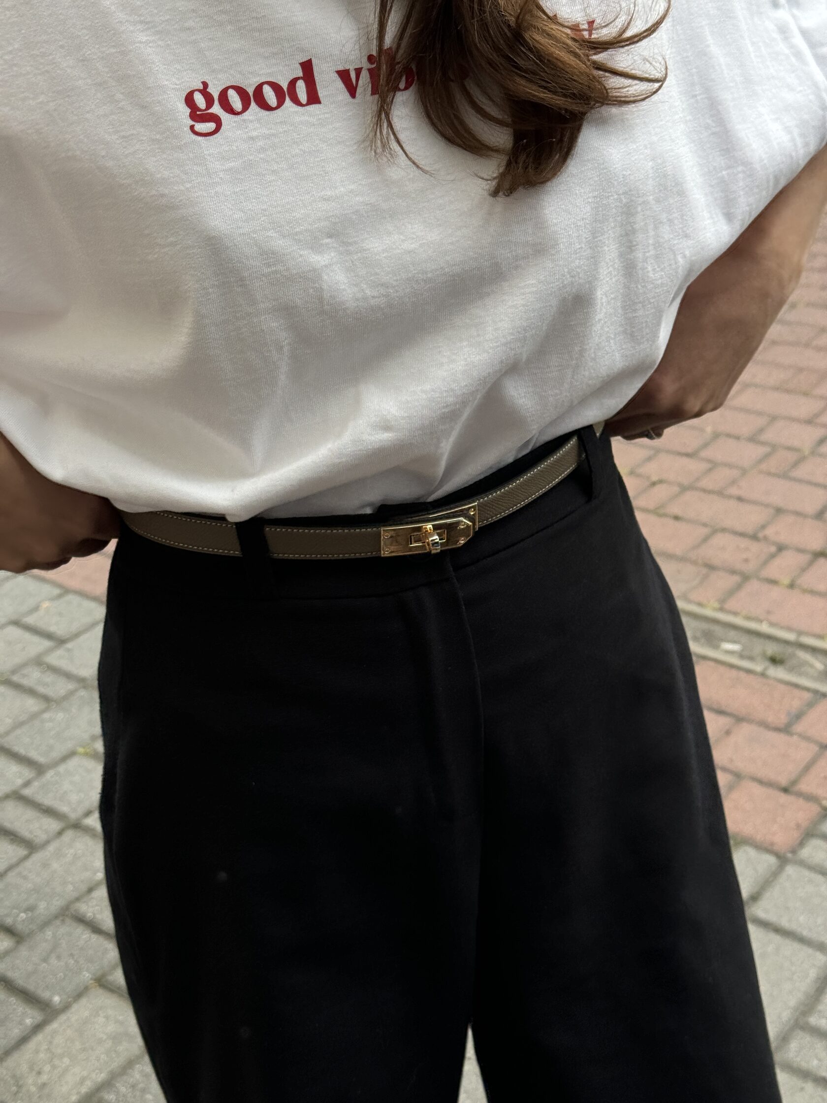 Hermes Kelly 18 Belt Beige Leather - 19