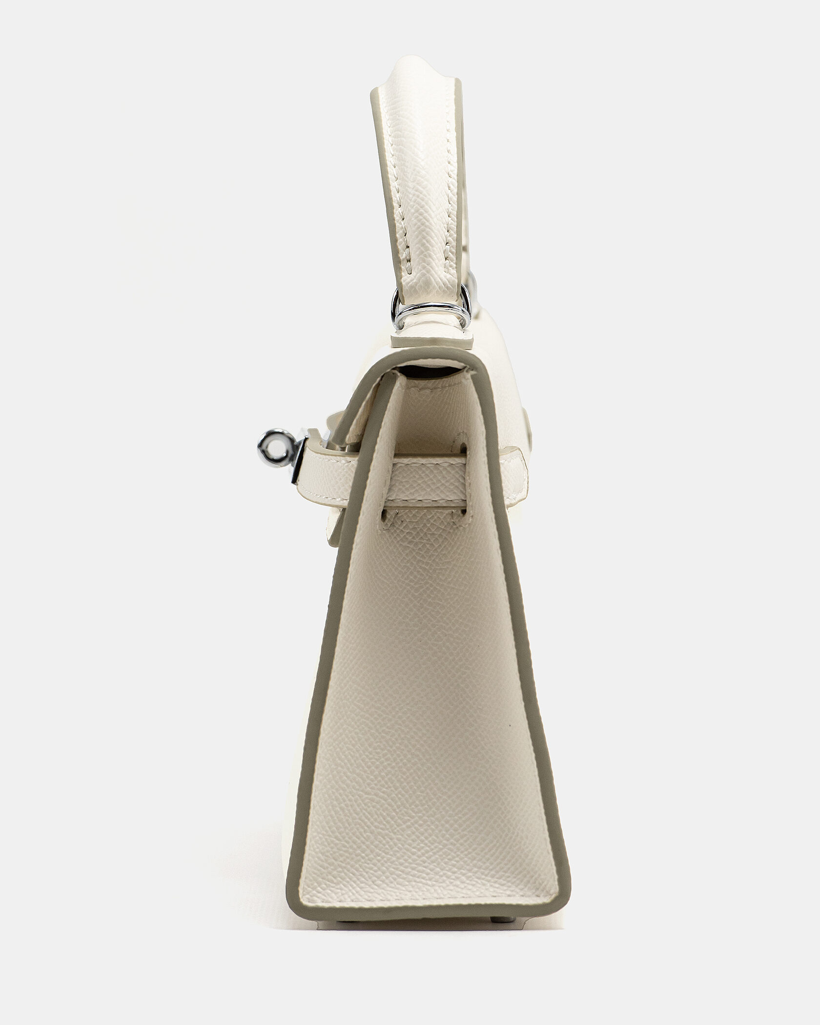 Hermes Kelly 20 White/Silver - 6