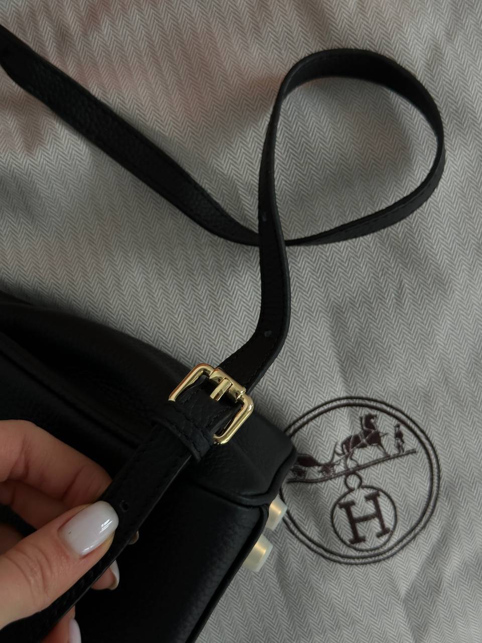 Hermes Kelly 25 Black/Gold - 21