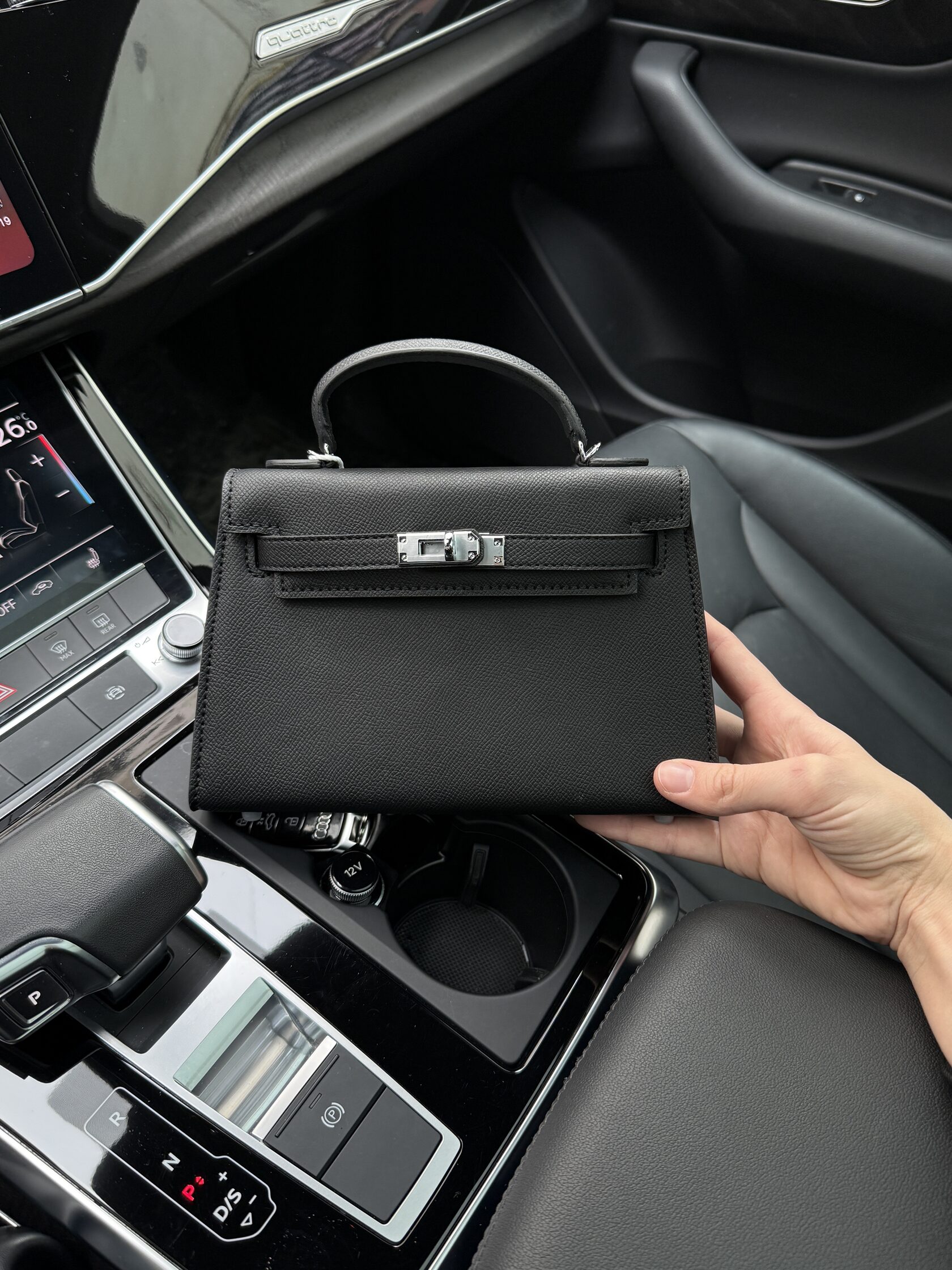 Hermes Kelly II Sellier 20 Black/Silver - 14