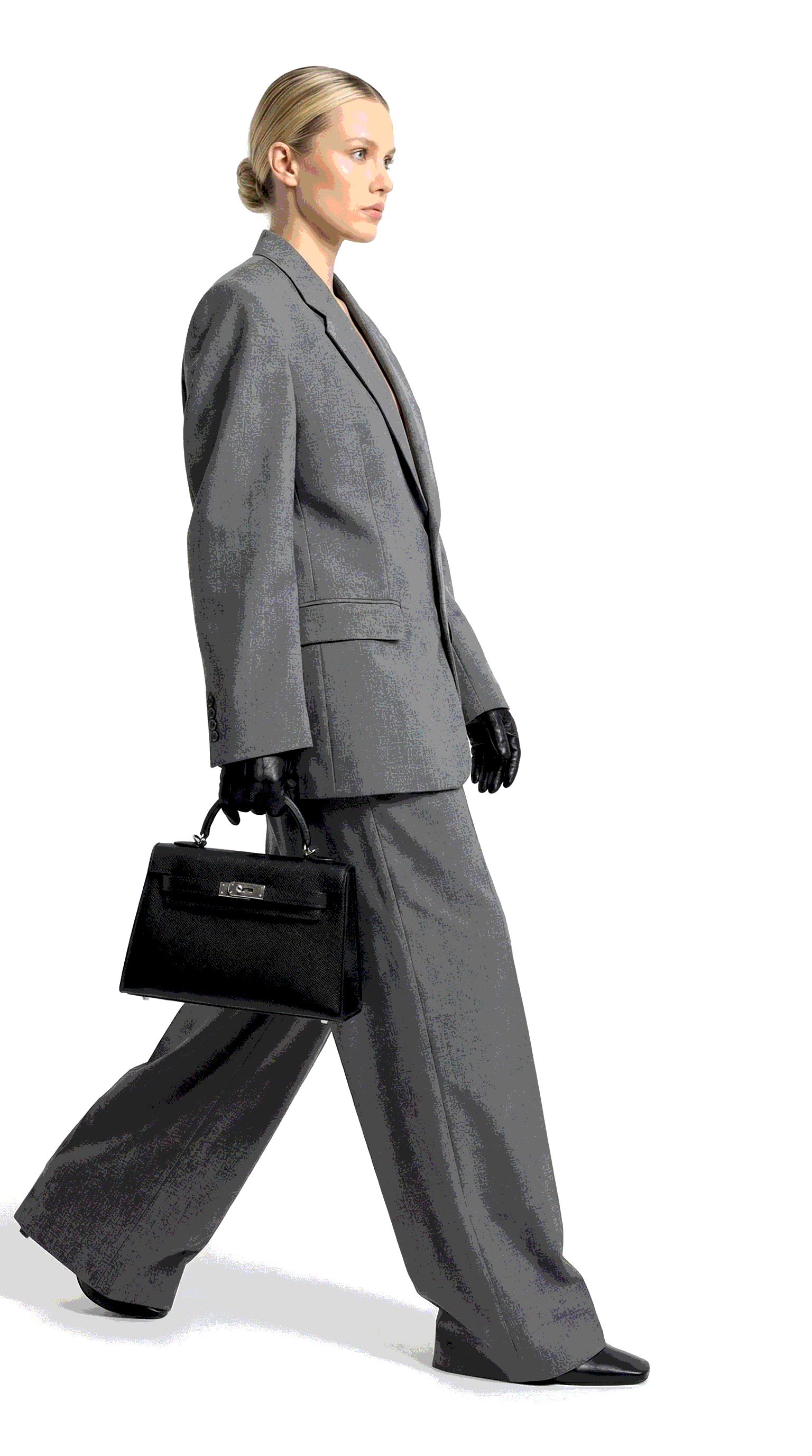 Hermes Kelly II Sellier 20 Black/Silver - 5