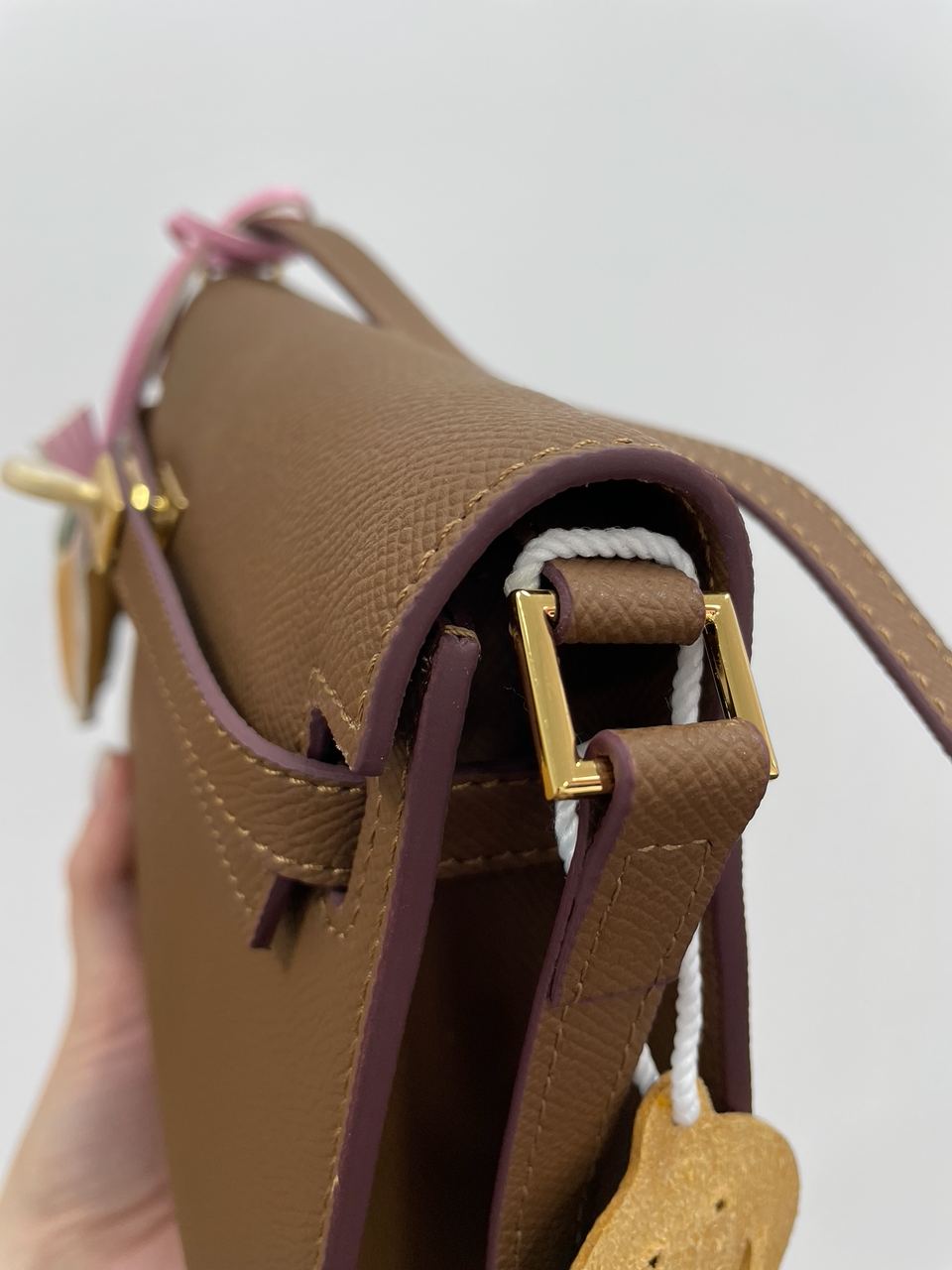 Hermes Kelly Pochette Brown/Gold - 13