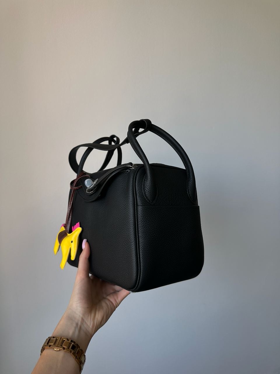 Hermes Lindy 26 Bag Black - 5