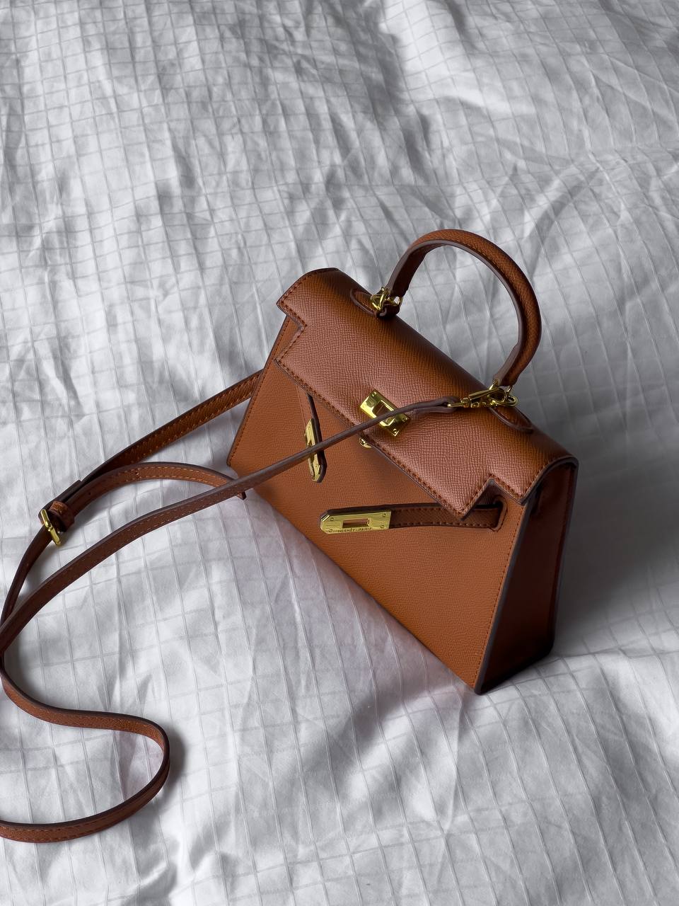 Hermes Mini Kelly 20 Gold GHW - 7