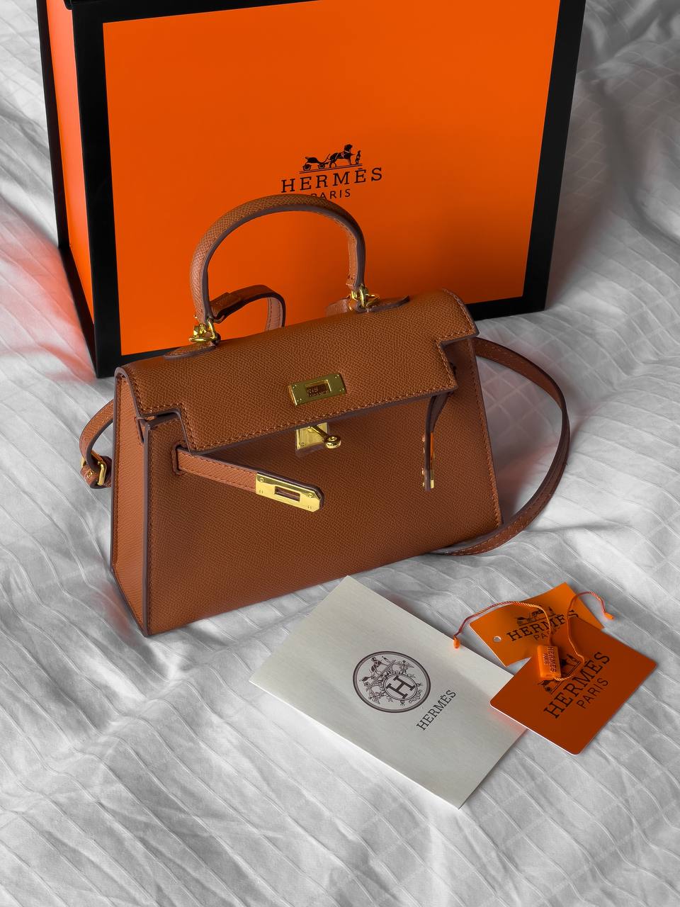 Hermes Mini Kelly 20 Gold GHW - 8