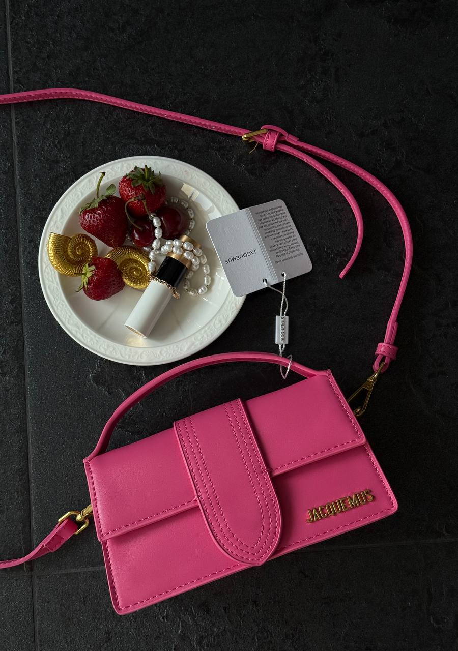 Jacquemus Le Bambino Handbag With Adjustable Crossbody Pink - 5