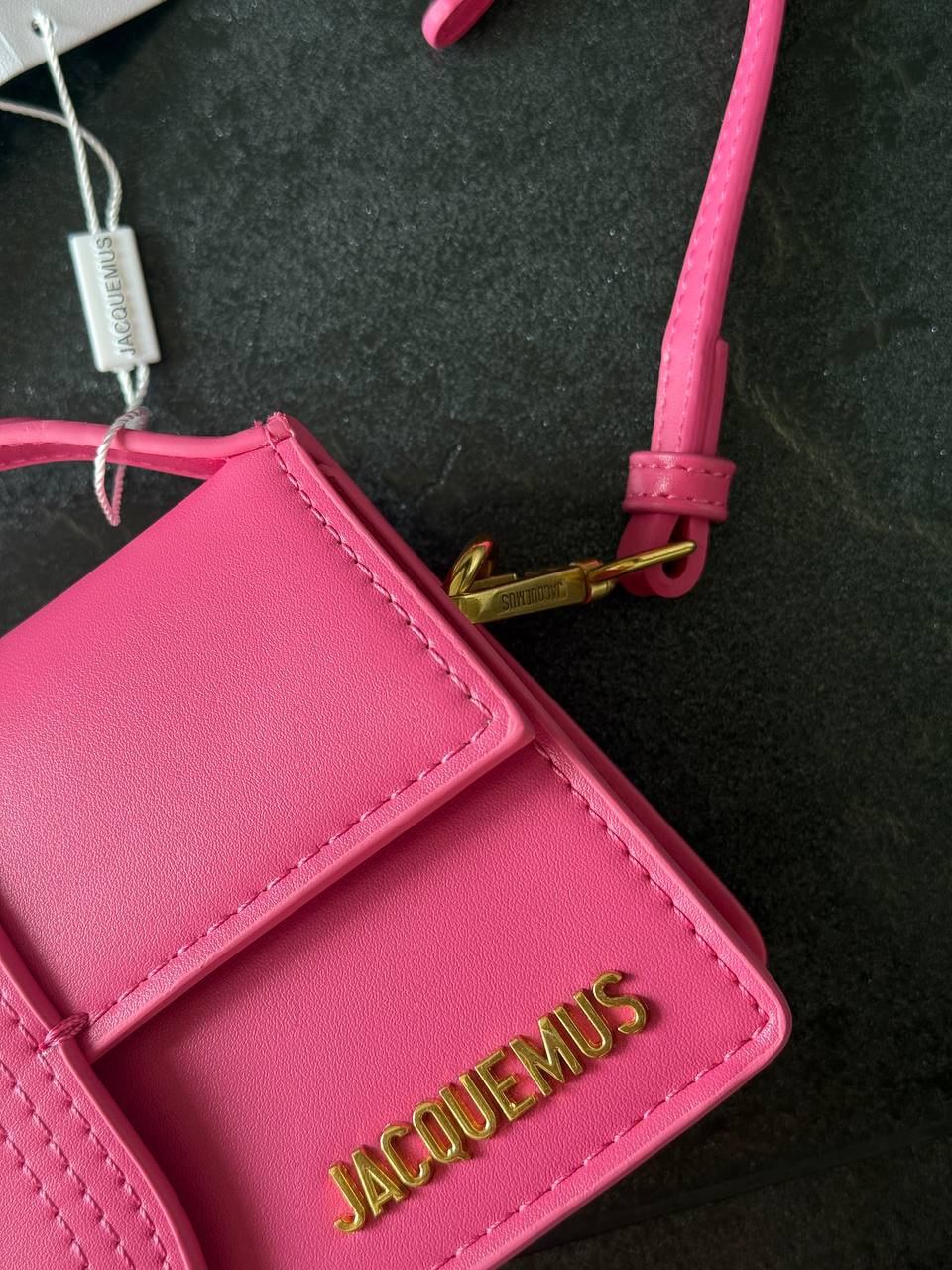 Jacquemus Le Bambino Handbag With Adjustable Crossbody Pink - 7