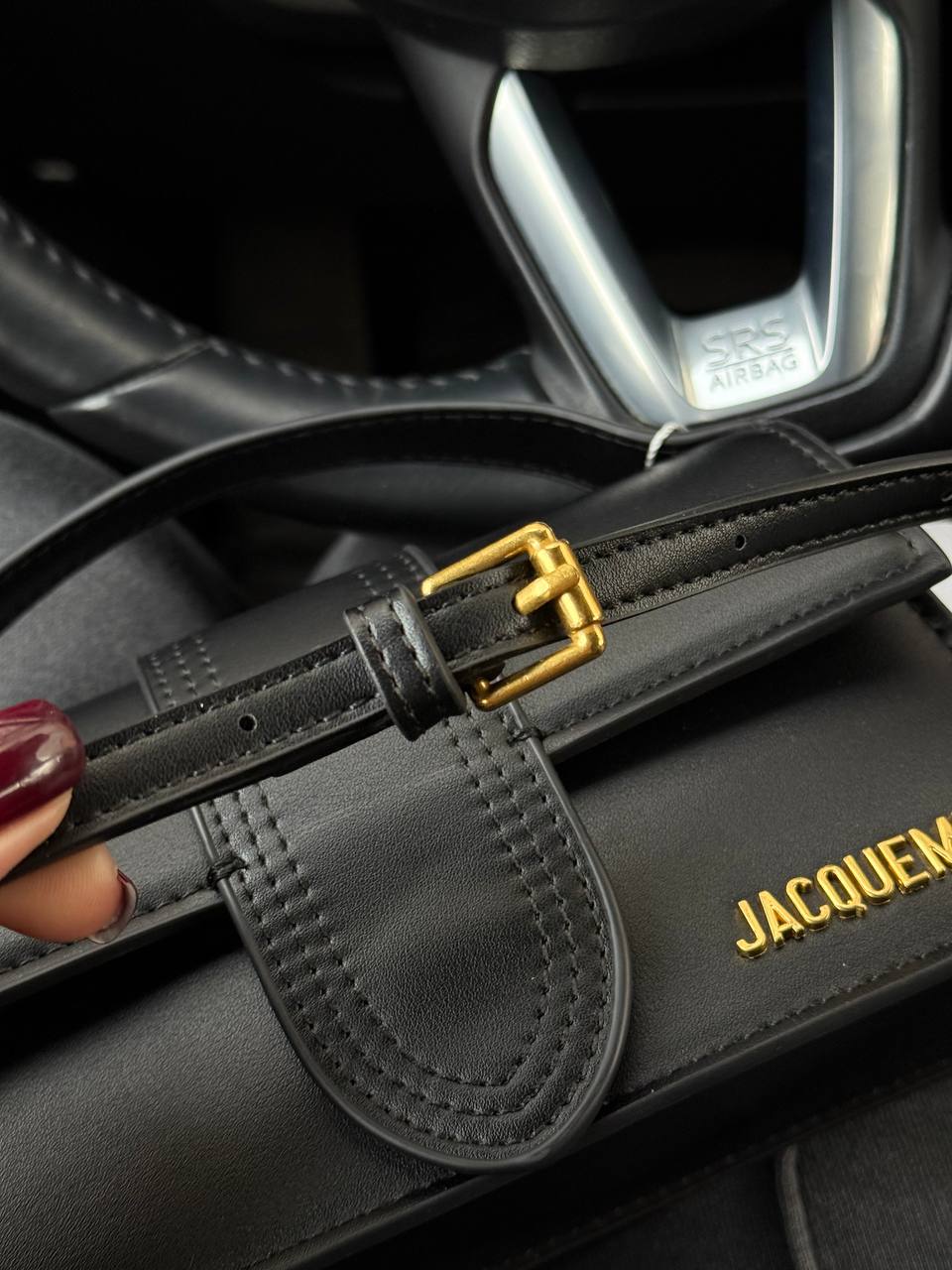 Jacquemus Le Bambino Small Handbag With Adjustable Crossbody Black - 15