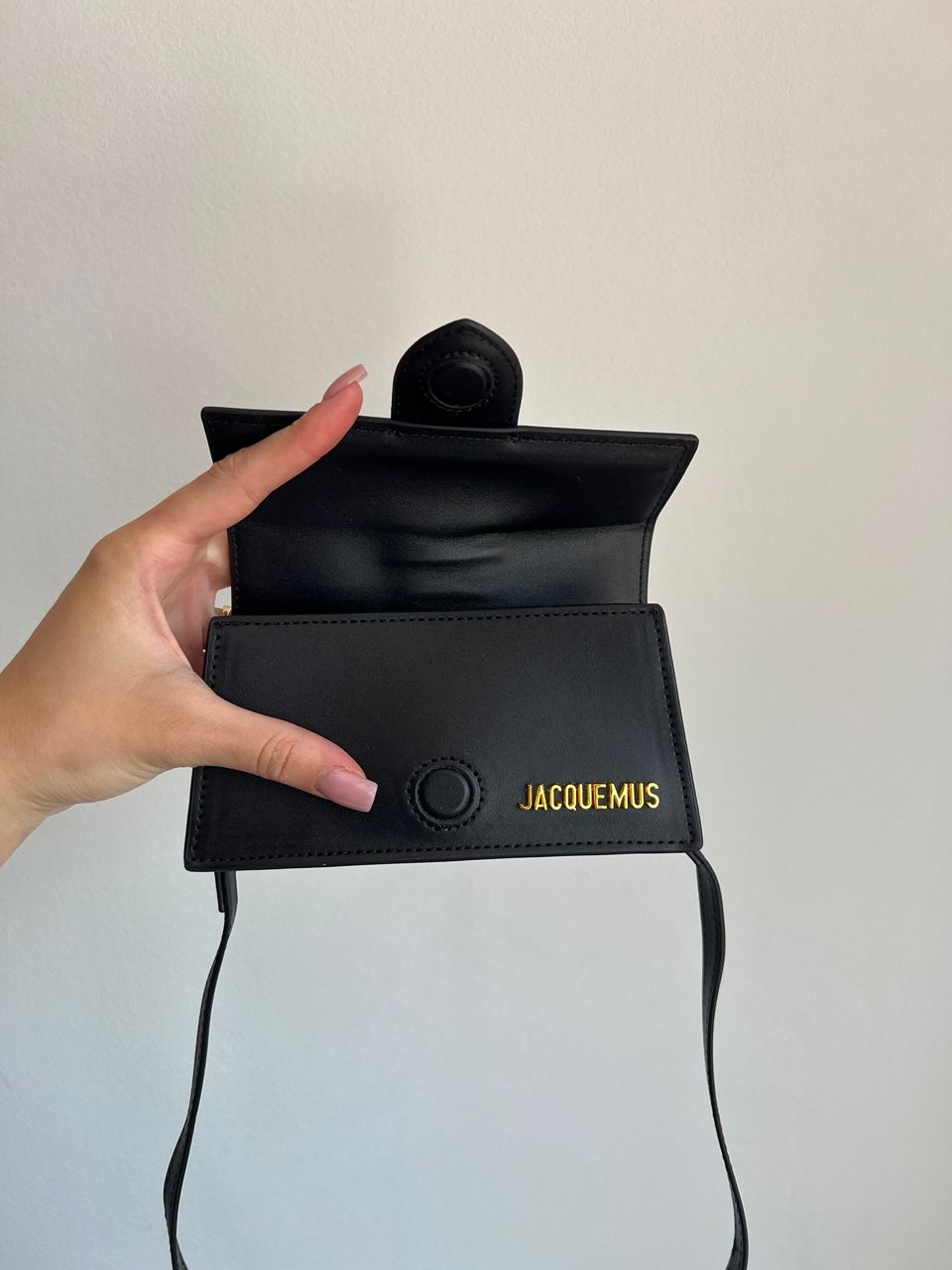 Jacquemus Le Bambino Small Handbag With Adjustable Crossbody Black - 7