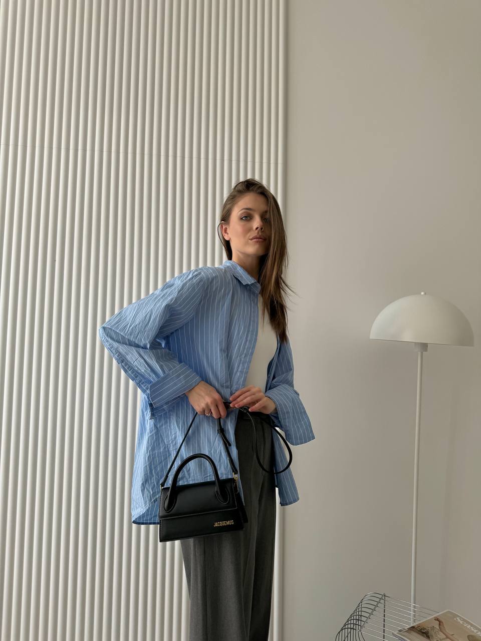 Jacquemus Le Chiquito Long Black Leather Top - 3