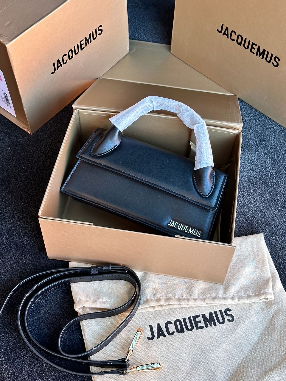 Jacquemus Le Chiquito Long Black Leather Top - 2