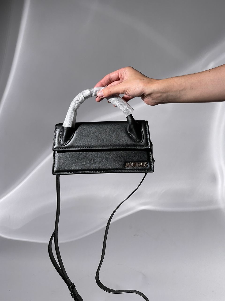 Jacquemus Le Chiquito Long Black Leather Top - 6