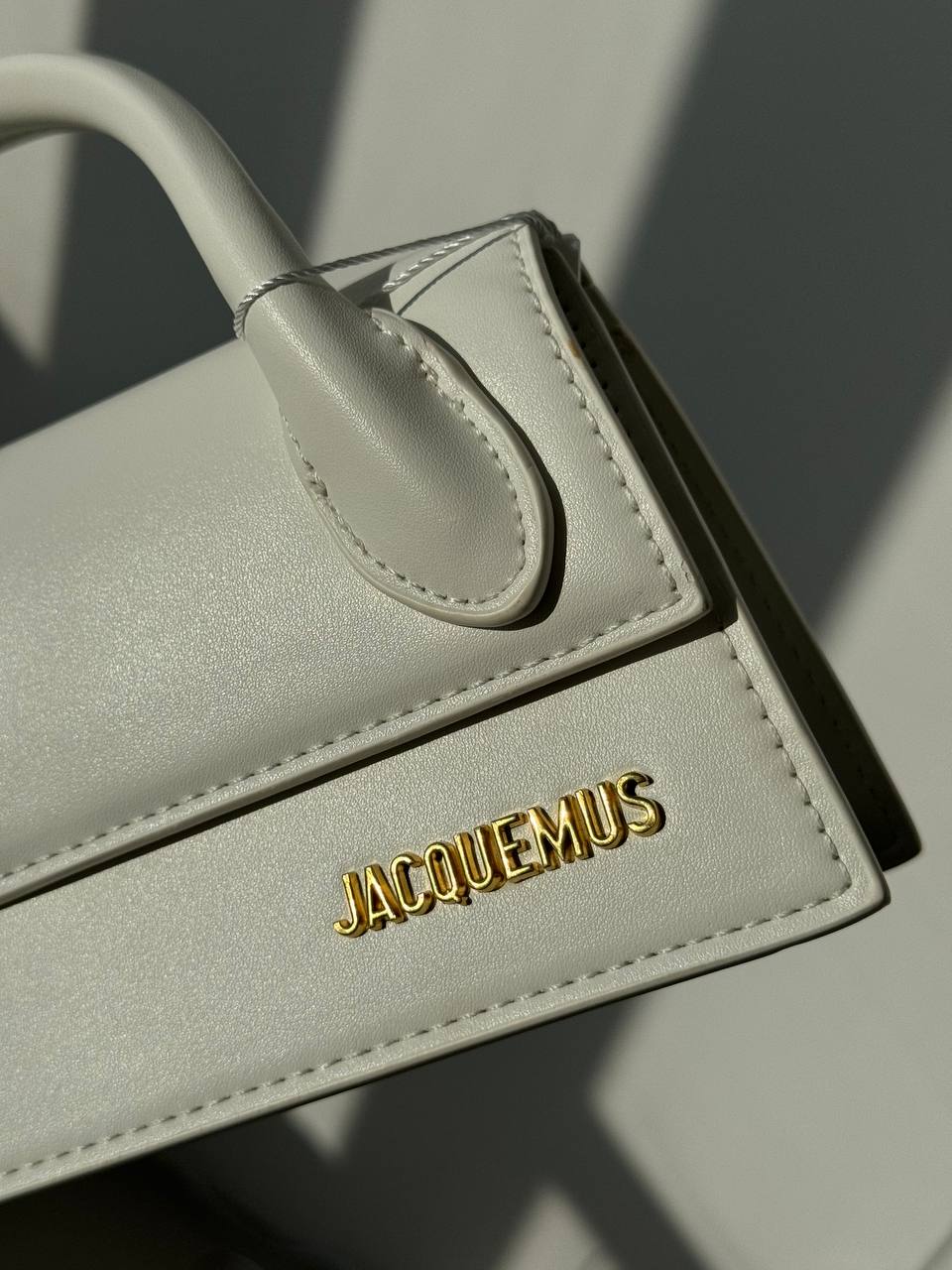 Jacquemus Le Chiquito Long White Leather Top - 4