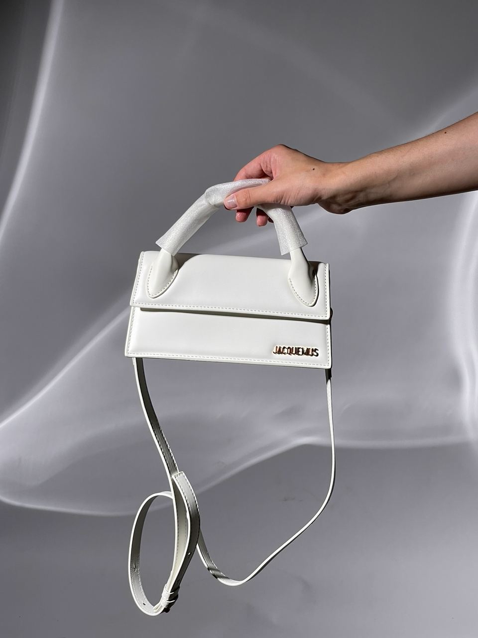 Jacquemus Le Chiquito Long White Leather Top - 7