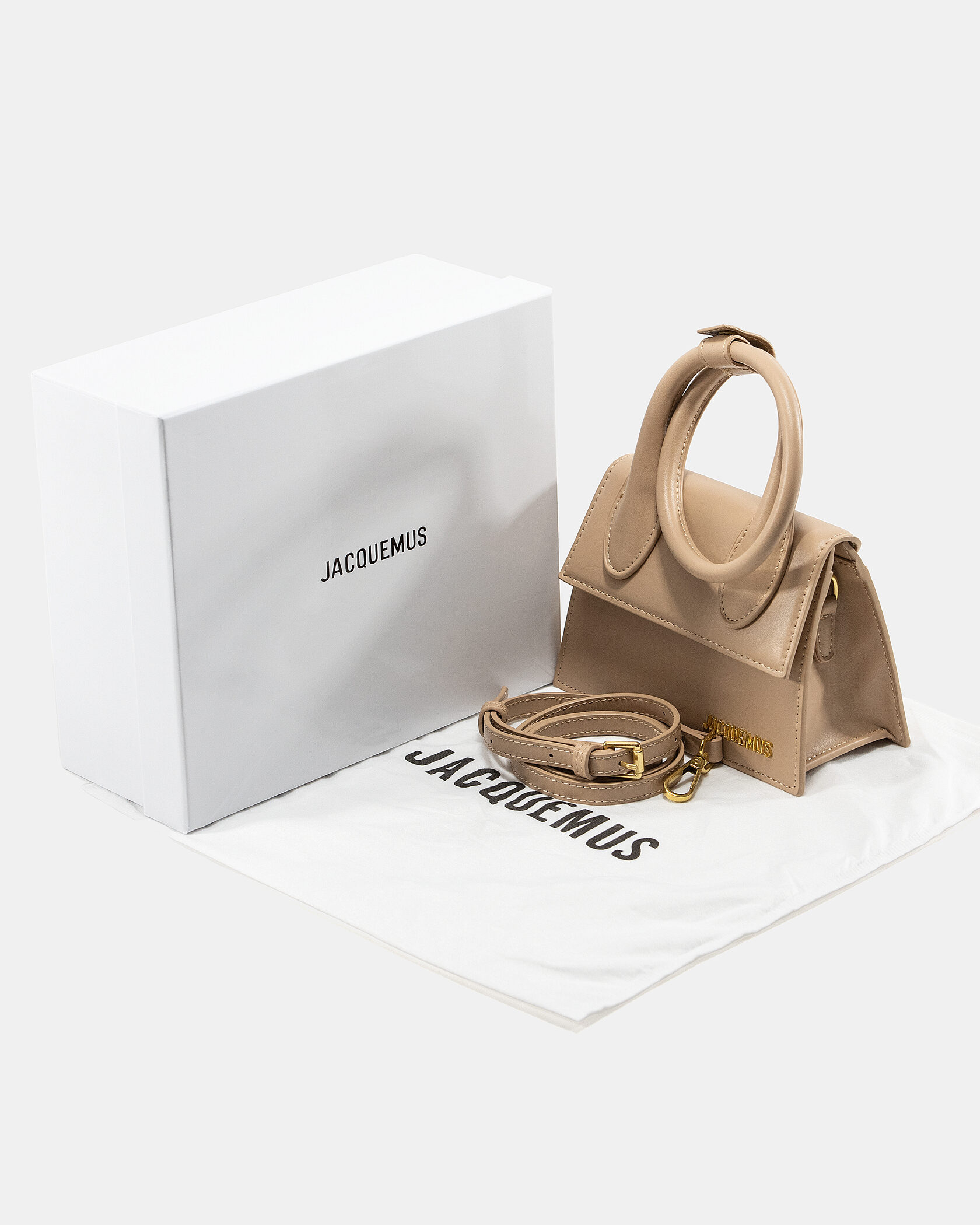 Jacquemus Le Chiquito Noeud Bag Beige - 2