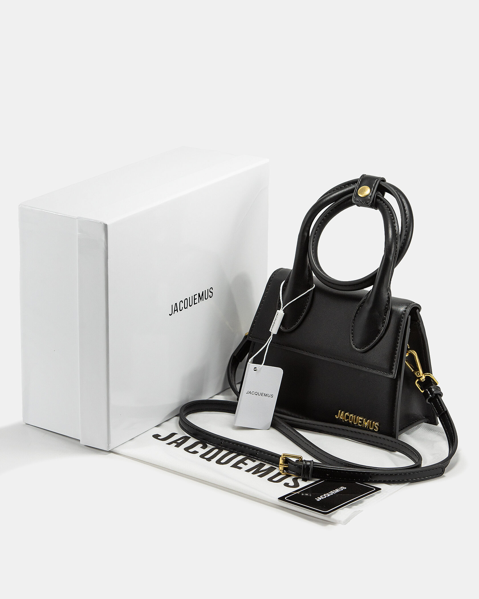 Jacquemus Le Chiquito Noeud Bag Black - 2