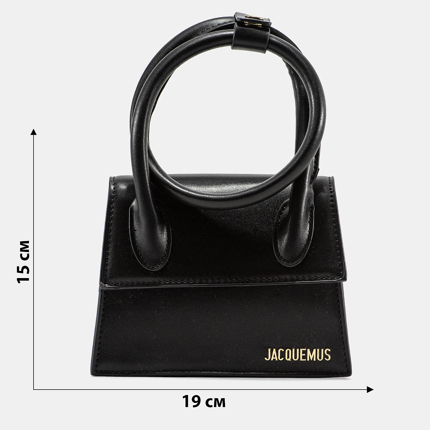 Jacquemus Le Chiquito Noeud Bag Black - 3