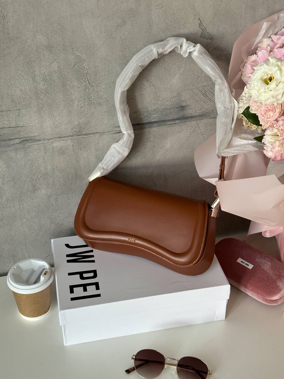 JW PEI Joy Shoulder Bag Brown - 3