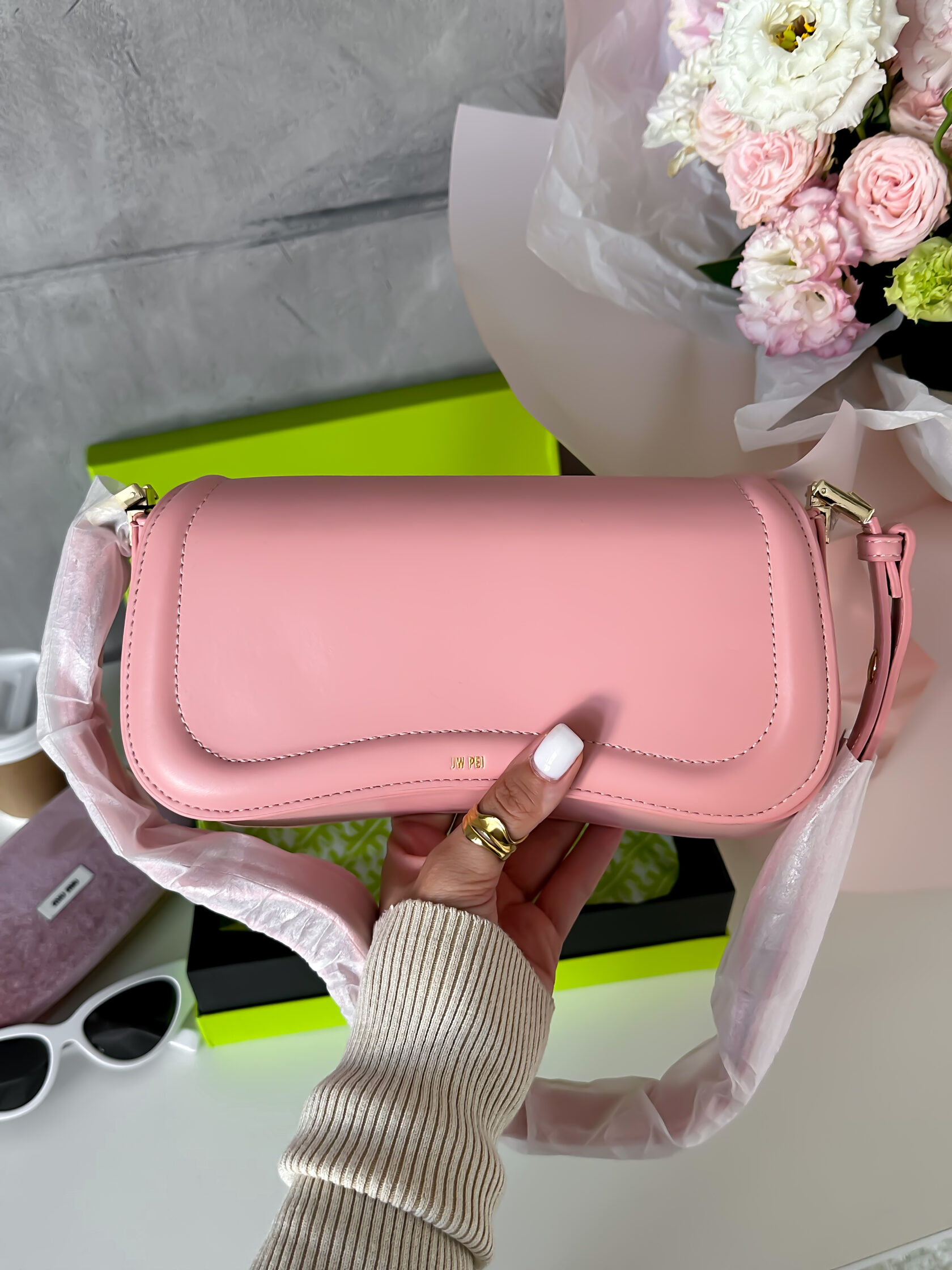 JW PEI Joy Shoulder Bag Pink - 3