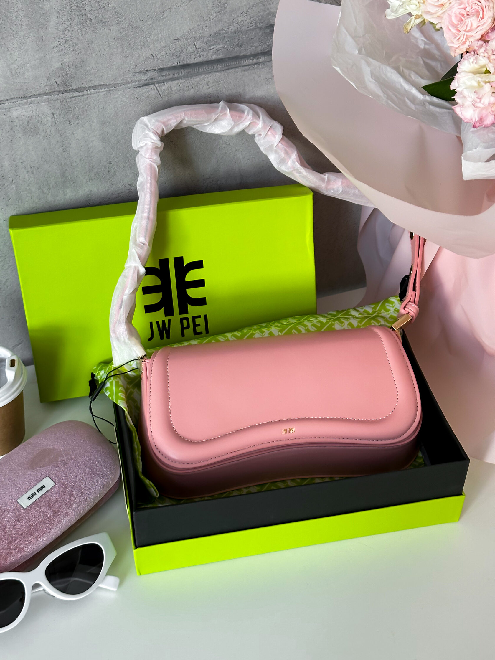 JW PEI Joy Shoulder Bag Pink - 4