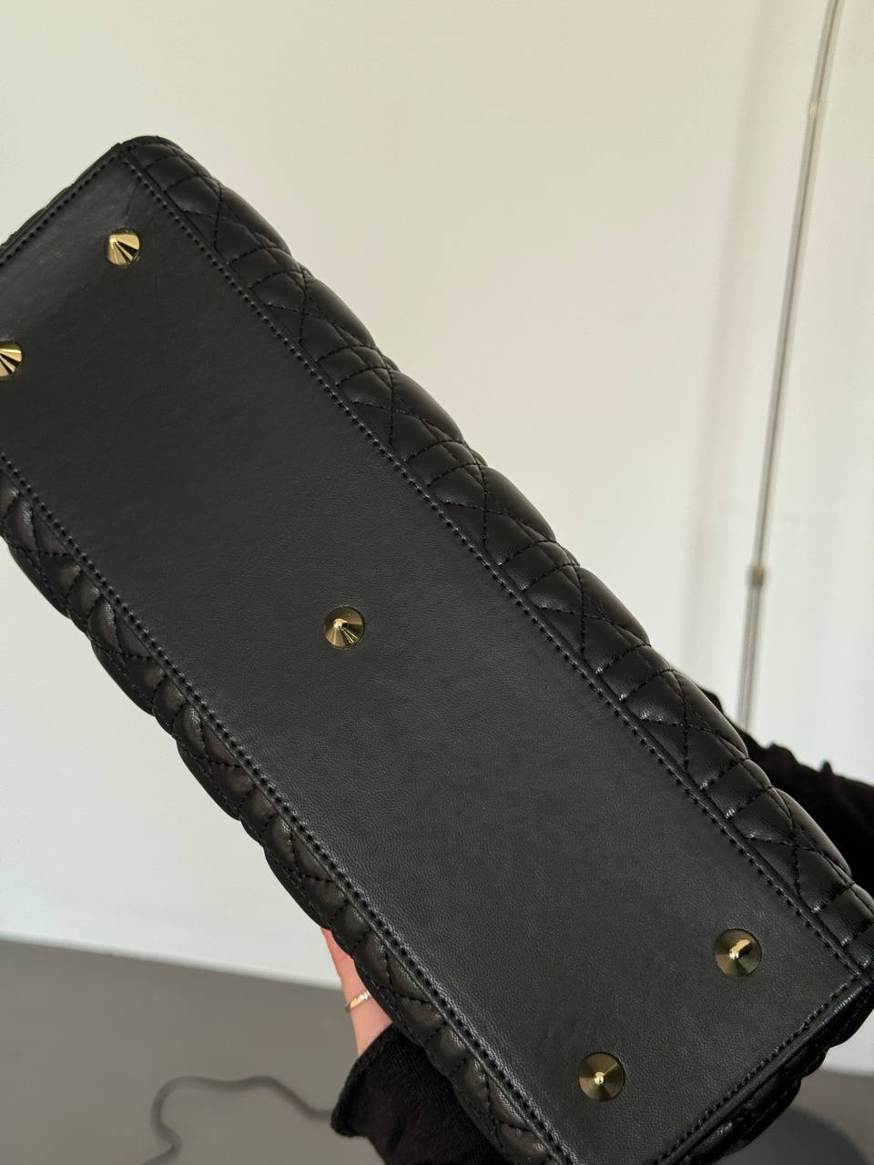 Lady Dior Medium BAG Black Cannage Lambskin - 5