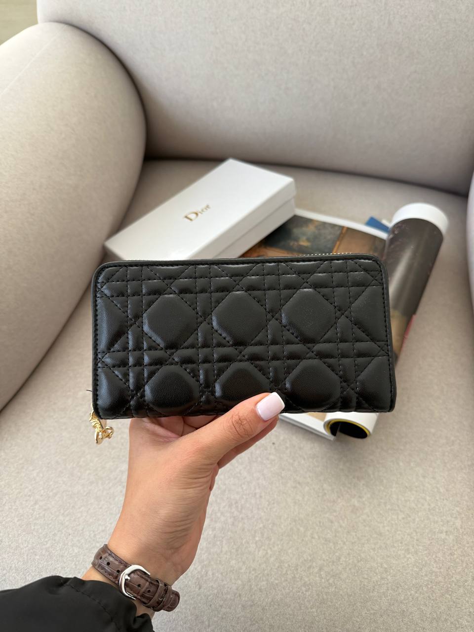Lady Dior Voyageur Wallet