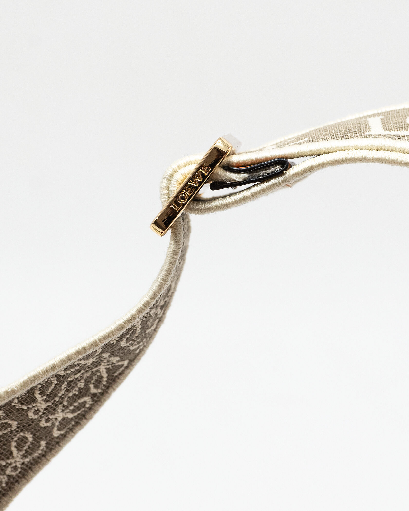 Loewe Gate Small leather and Jacquard Shoulder Bag Brown - 16