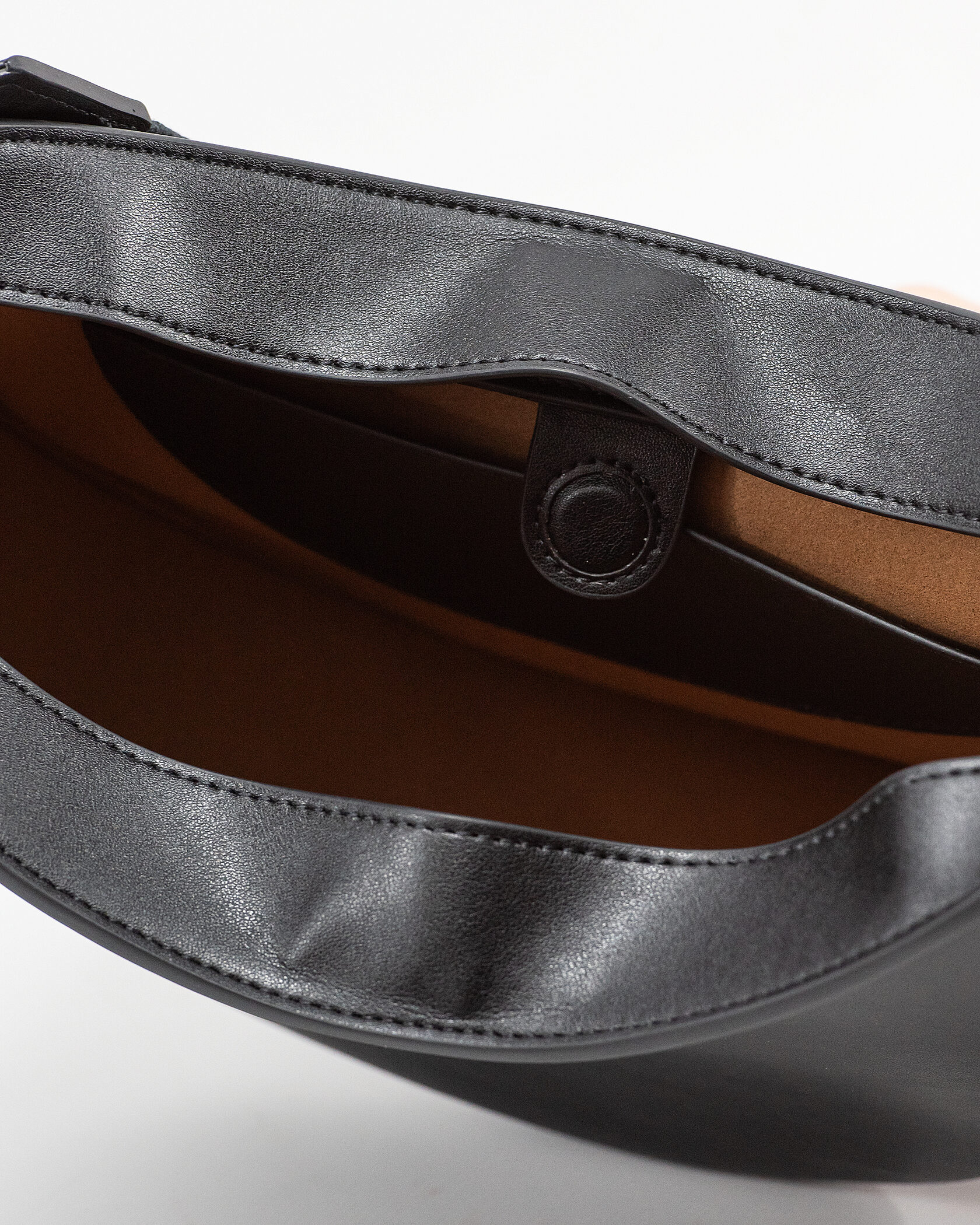 Loewe Luna Leather Shoulder Bag in Black - 17