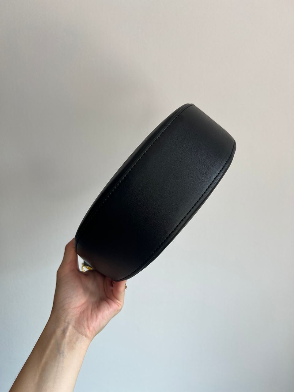 Loewe Luna Leather Shoulder Bag in Black - 8