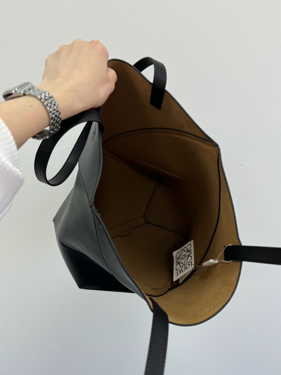 Loewe Medium Puzzle Leather Tote Bag - 24