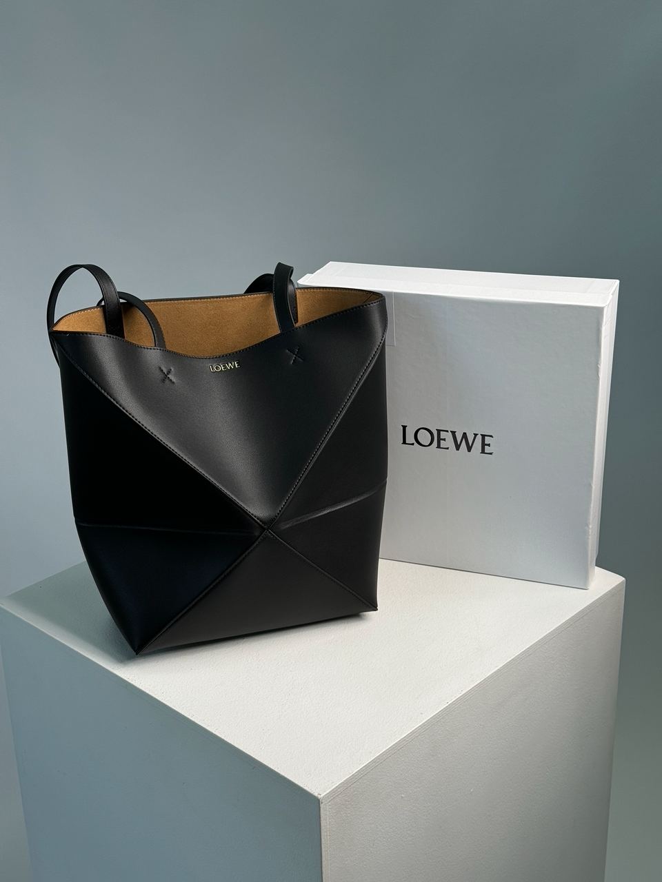 Loewe Medium Puzzle Leather Tote Bag - 5