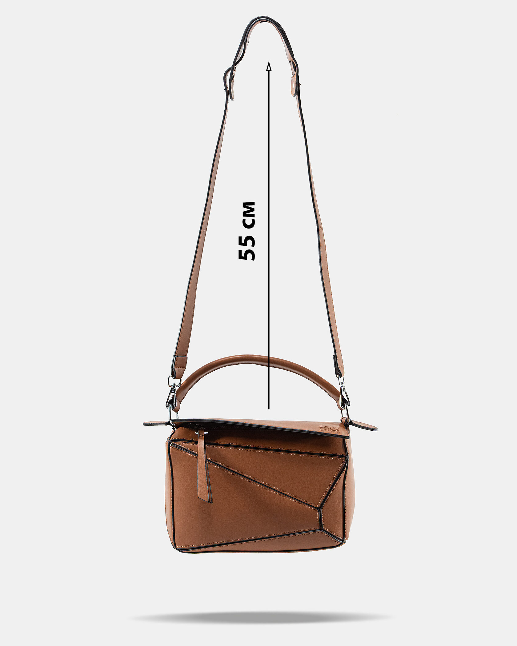 Loewe Paula's Ibiza Puzzle Bag In Classic Calfskin Brown - 4