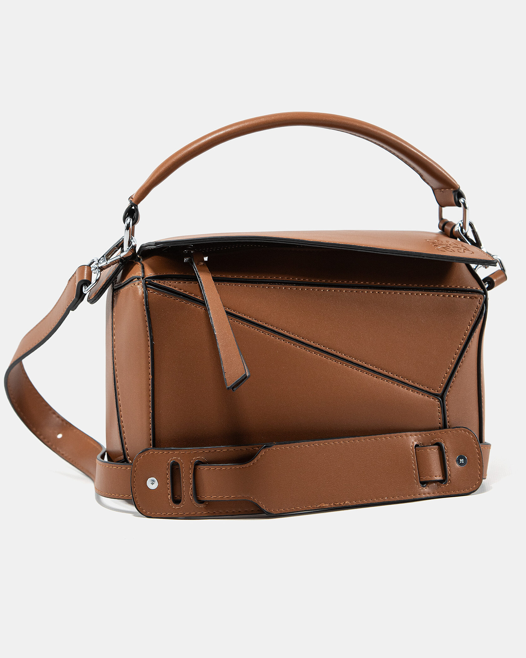 Loewe Paula's Ibiza Puzzle Bag In Classic Calfskin Brown - 5