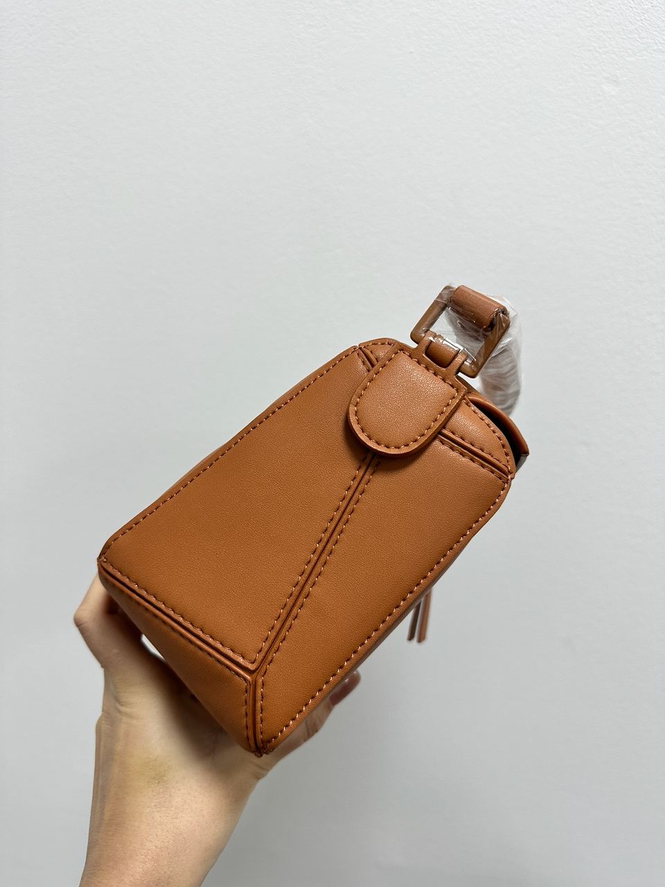 Loewe Paula's Ibiza Puzzle Bag In Classic Calfskin Ginger - 12