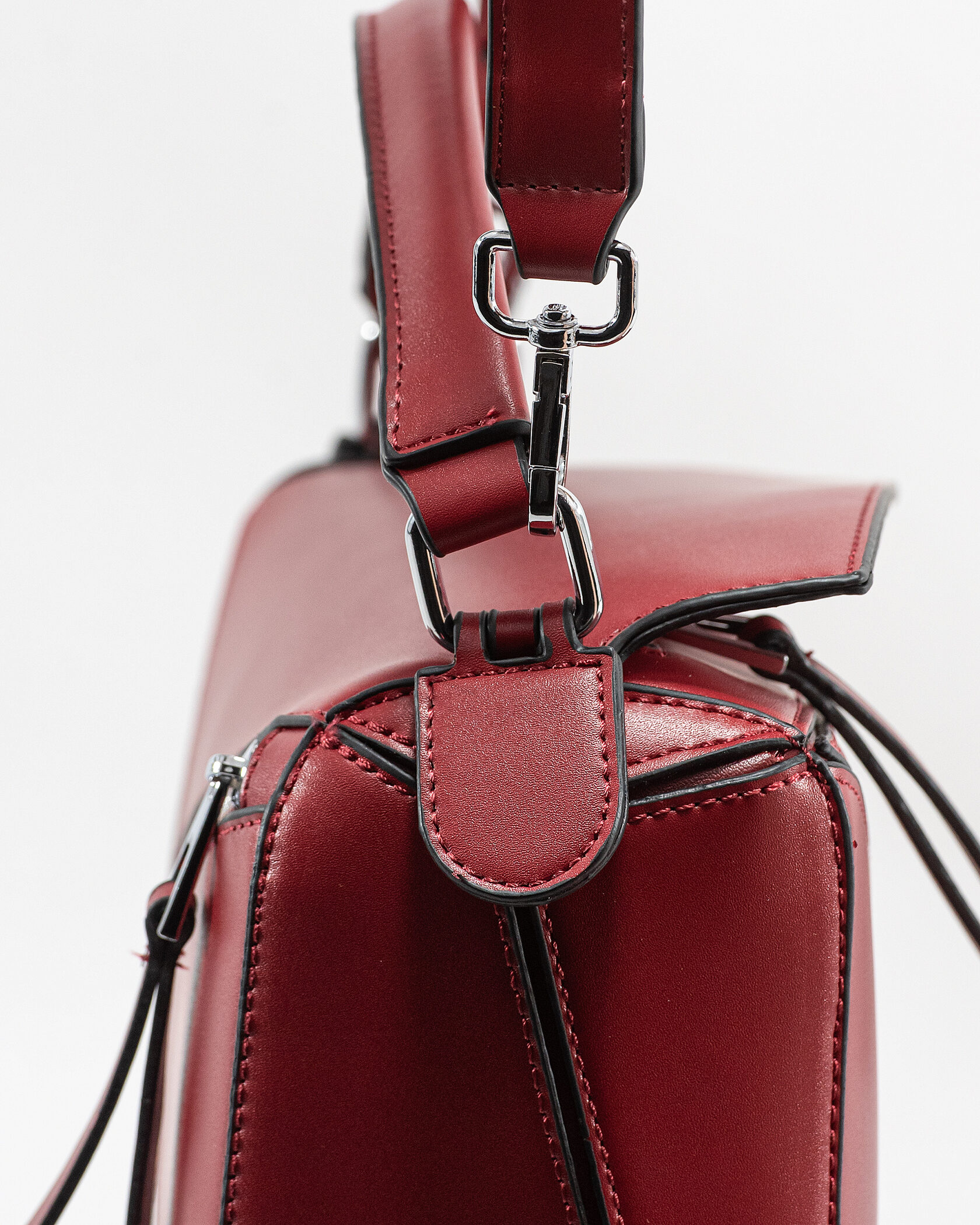 Loewe Paula's Ibiza Puzzle Bag In Classic Calfskin Red - 8