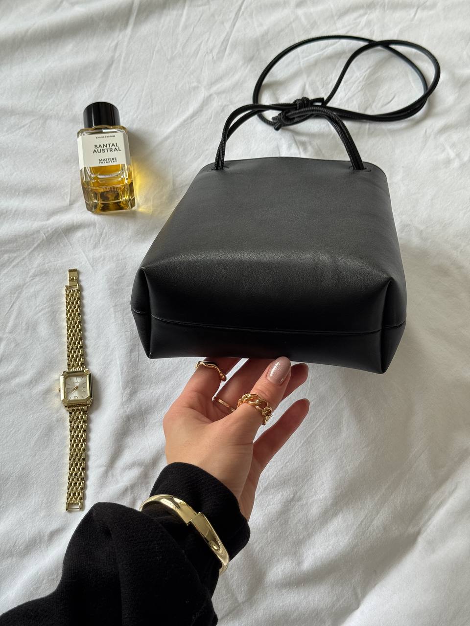 Loewe Pebble Smooth Leather Pouch Black - 13