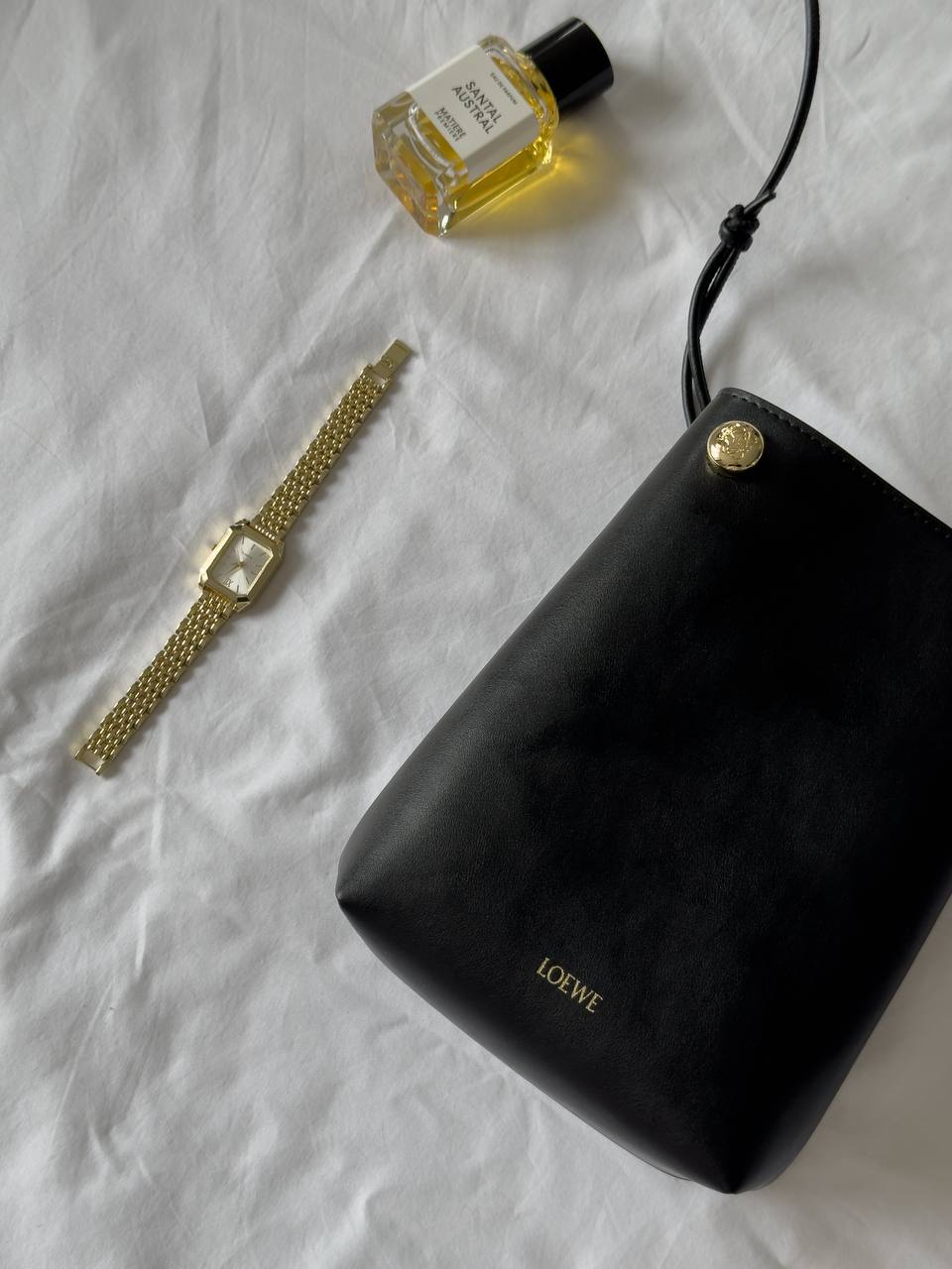 Loewe Pebble Smooth Leather Pouch Black - 14