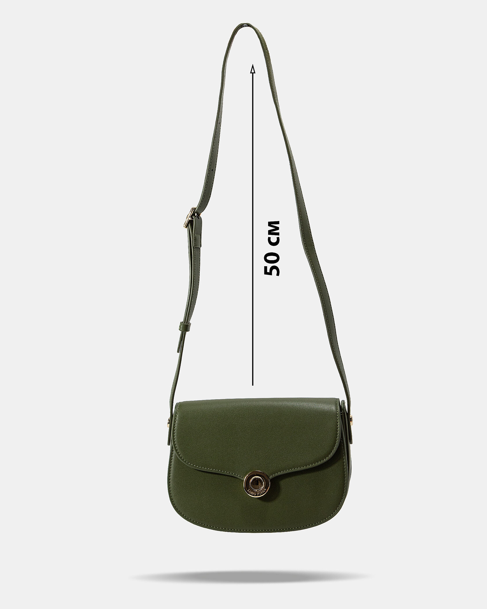 Loro Piana Small Ghiera Bag in Olive Green Smooth Calfskin - 4