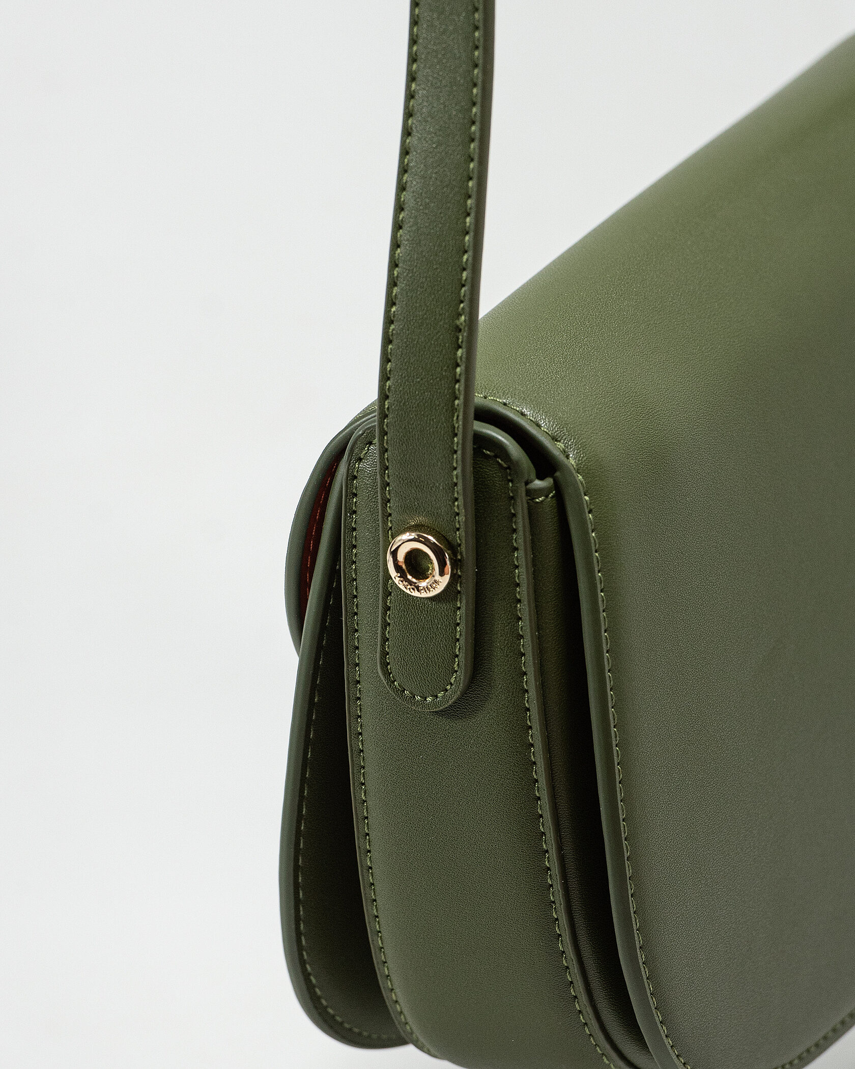 Loro Piana Small Ghiera Bag in Olive Green Smooth Calfskin - 8